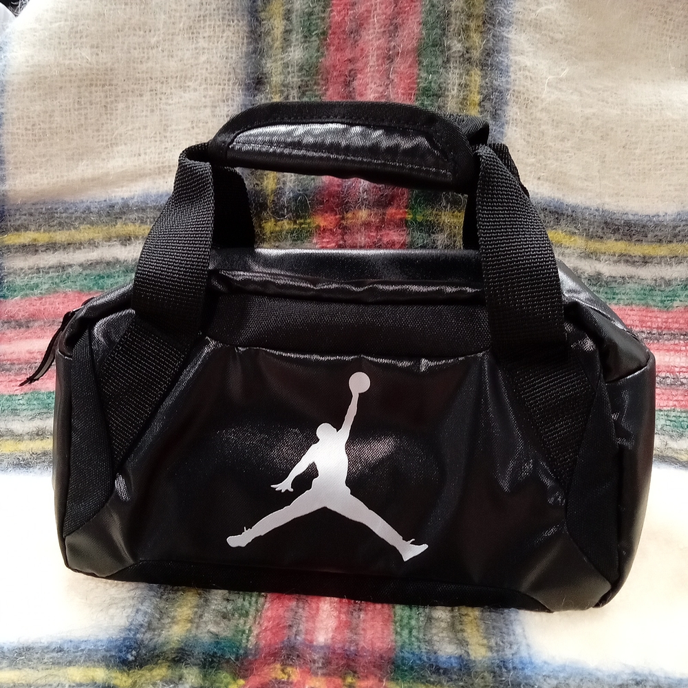 Nike Air Jordan Mini Duffel Lunch Bag Black